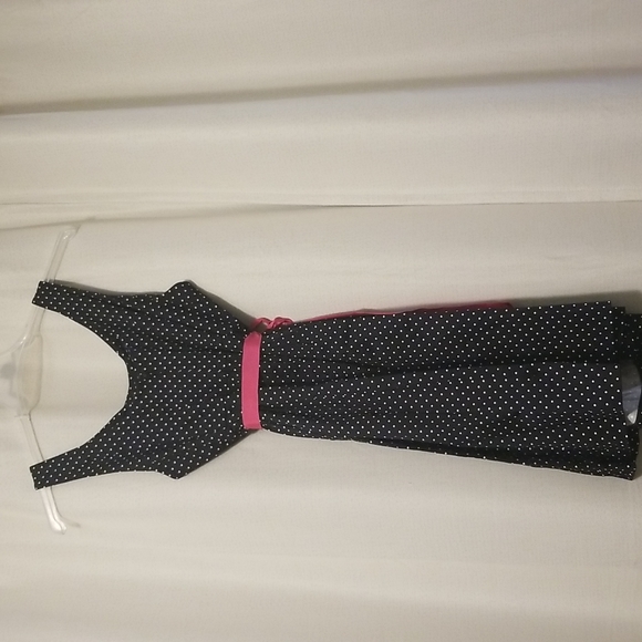 NWT Motherhood maternity black and white polka dot sleeveless dress - brand new - Picture 3 of 5